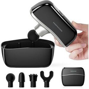 Mini Massage Gun With All-In-One Storage Case, 0.5 Lbs Pocket-Sized Small